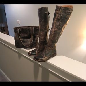 Bedstu matching boots and bag